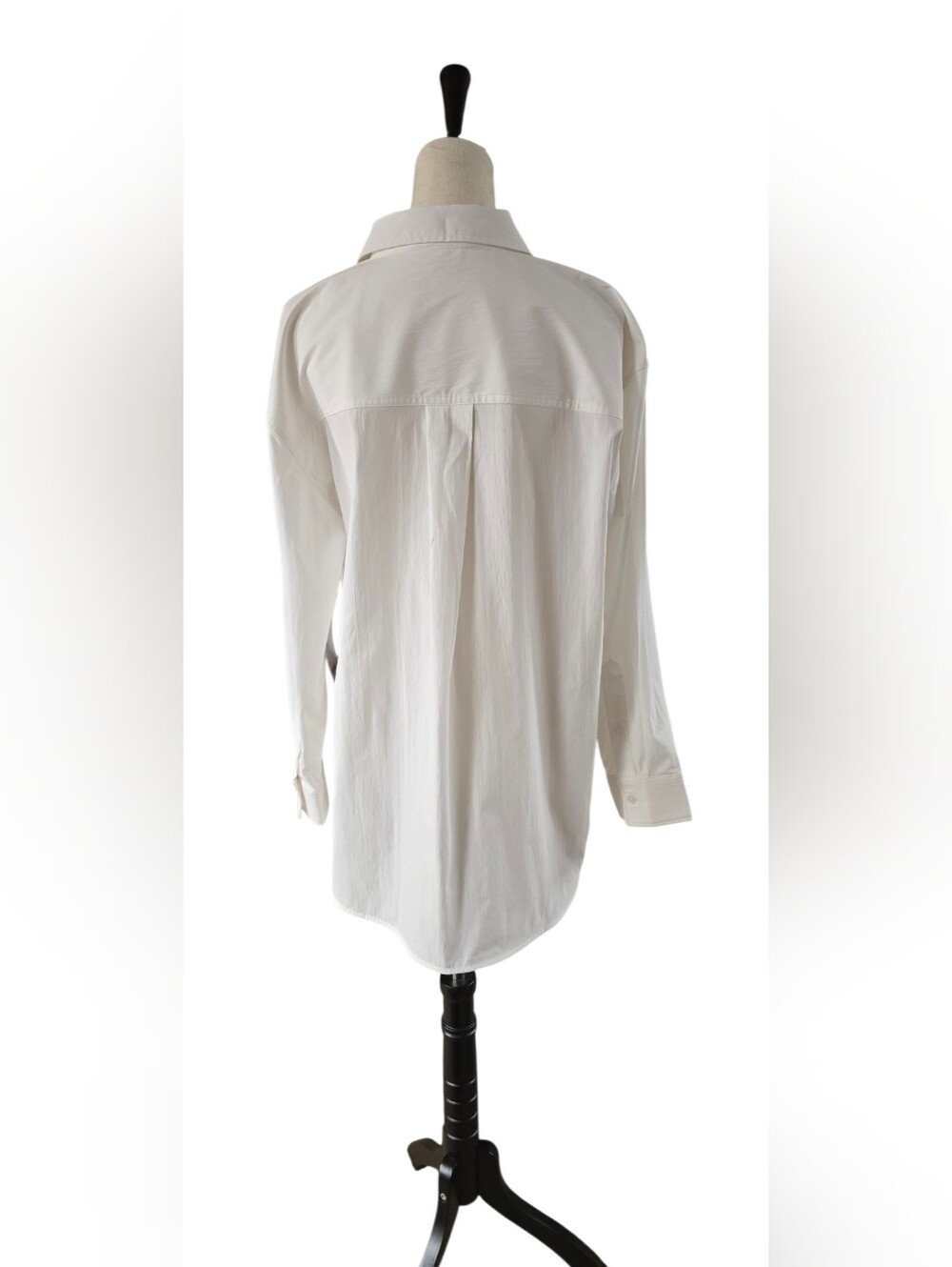 *NWT* Athleta Women's Midday Relaxed Poplin Shirt, Bright White - sz L - Picture 3 of 14